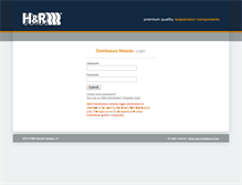 Tablet Screenshot of distributors.hrsprings.com